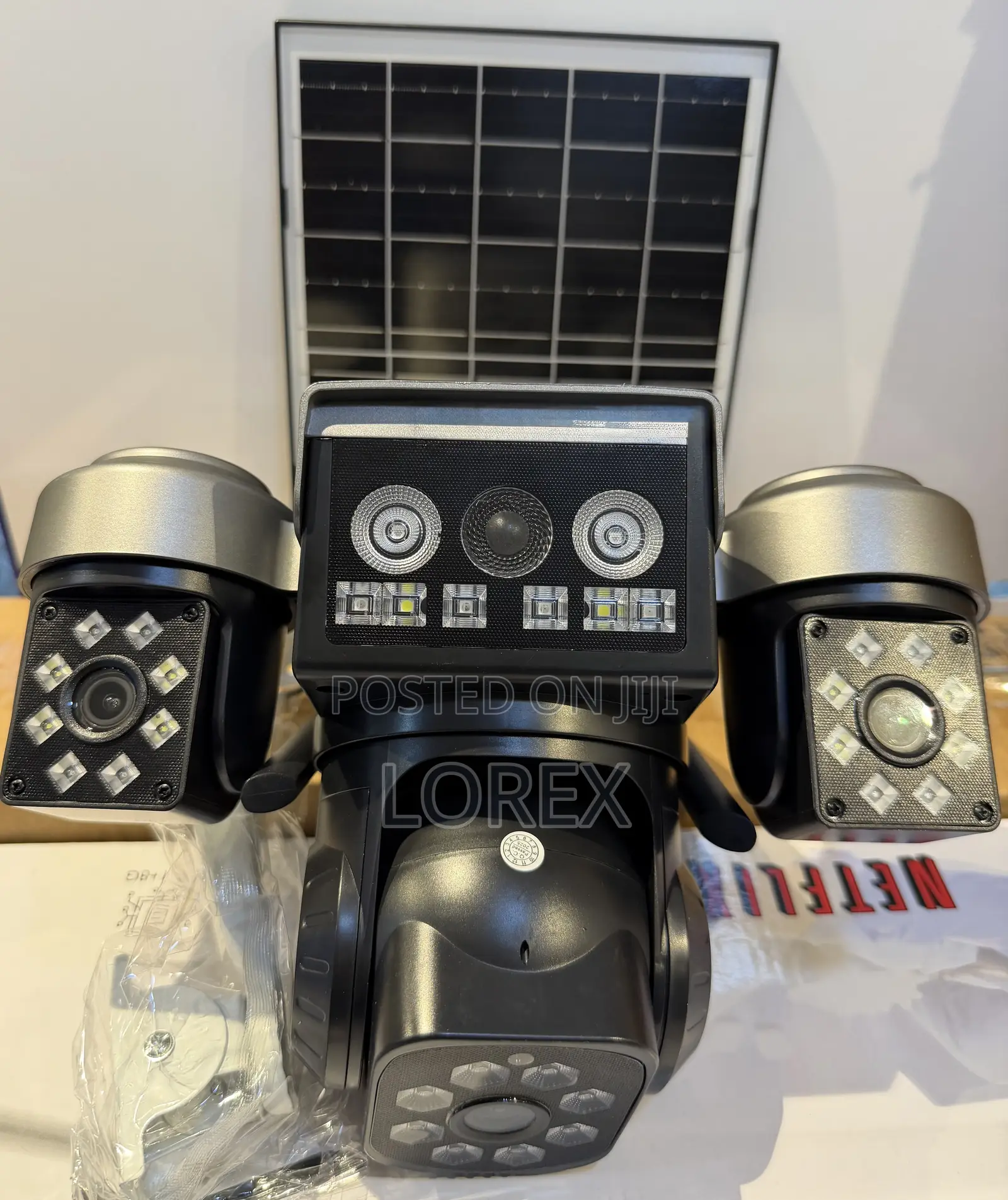 Solar Camera 4g Sim 3 Lens Aov Auto Tracking 2way Talk Full Color