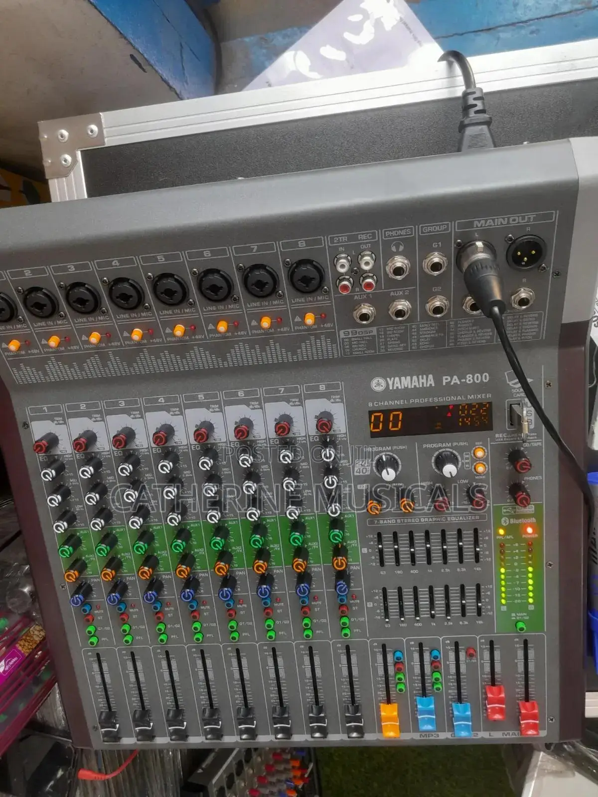 Professional Stereo 8 Channel Mixer