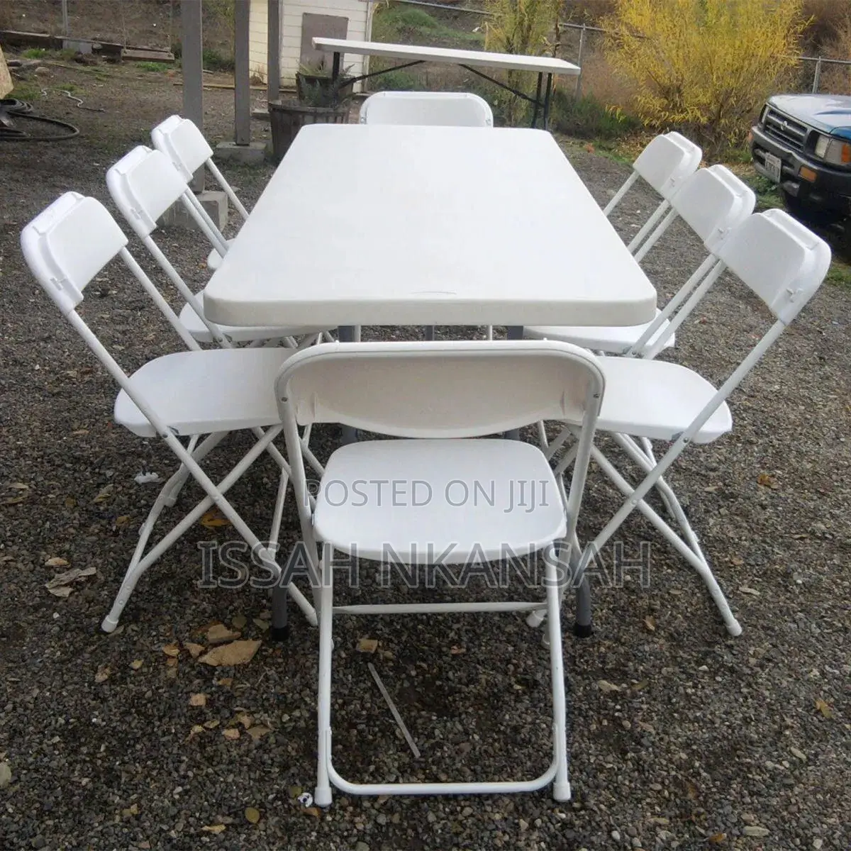 8 Sitter Outdoor Folding Table and Chairs