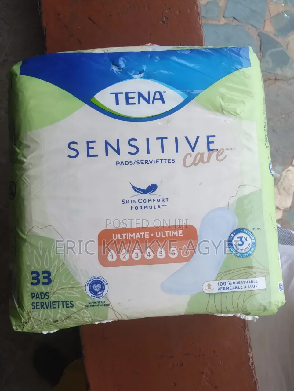 Tena Sensitive Care Ultimate Pads, Regular Length