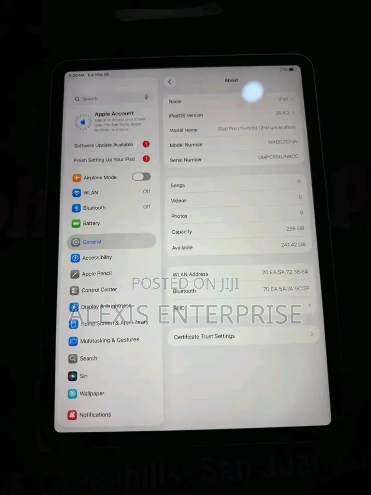 Apple iPad Pro 11 (2018) 256 GB Gray