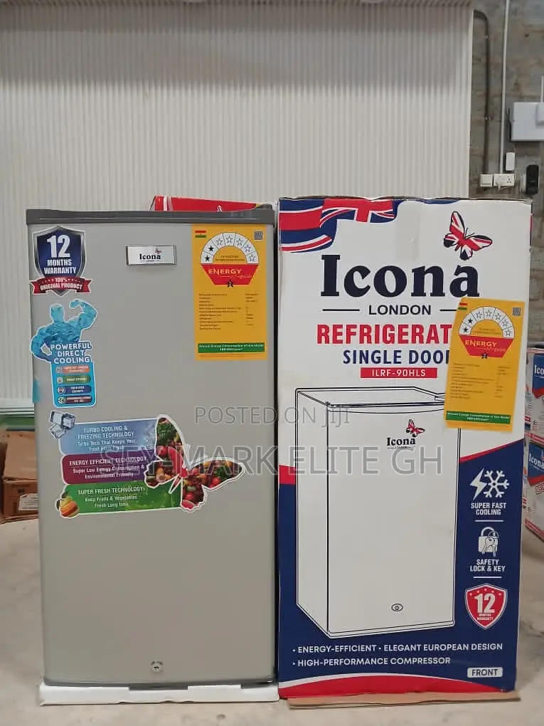 Icona London Single Door Table Top Fridge