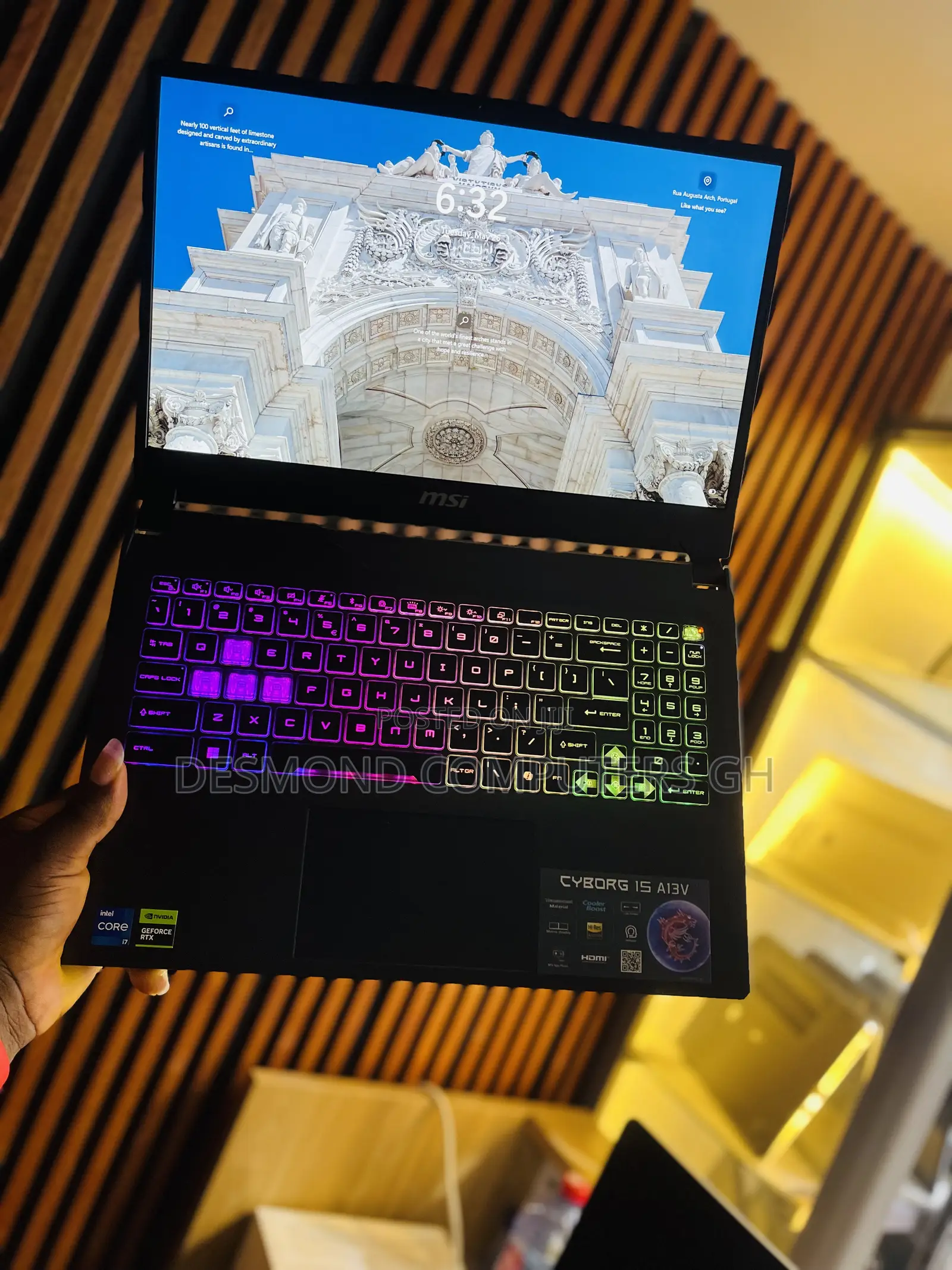 Laptop MSI Cyborg 15 16GB Intel Core i7 SSD 512GB