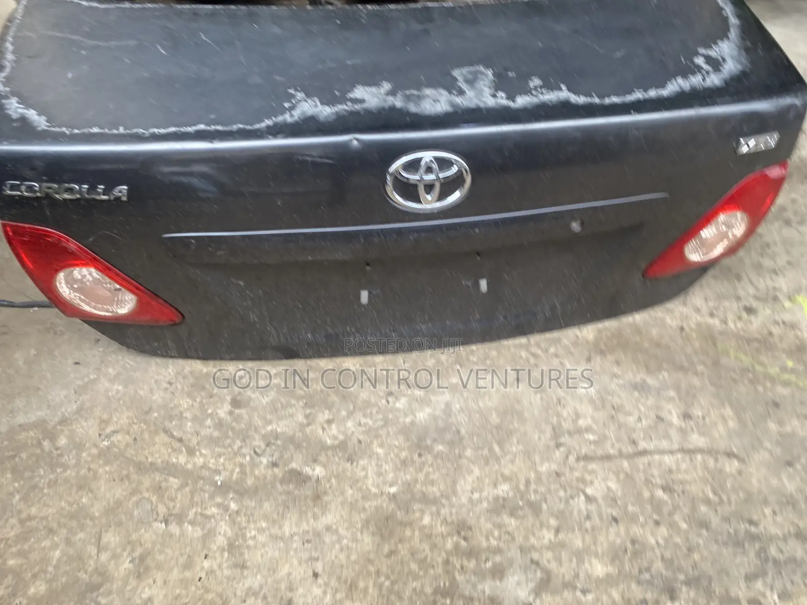 Toyota Corolla 09 Boot