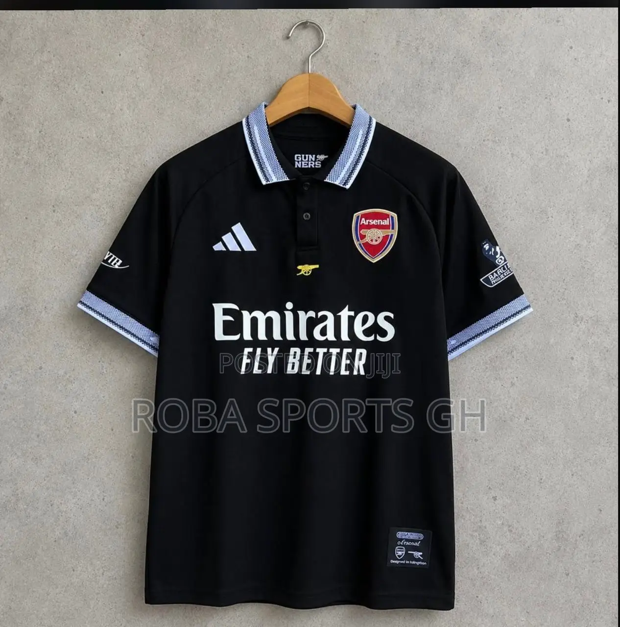 Arsenal Fan’S Black Polo