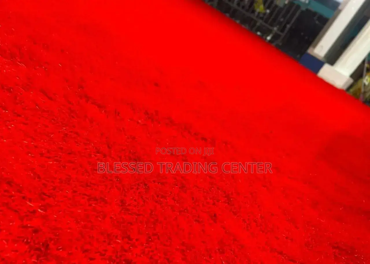 Red Artificial Grass Carpet / Astroturf Red