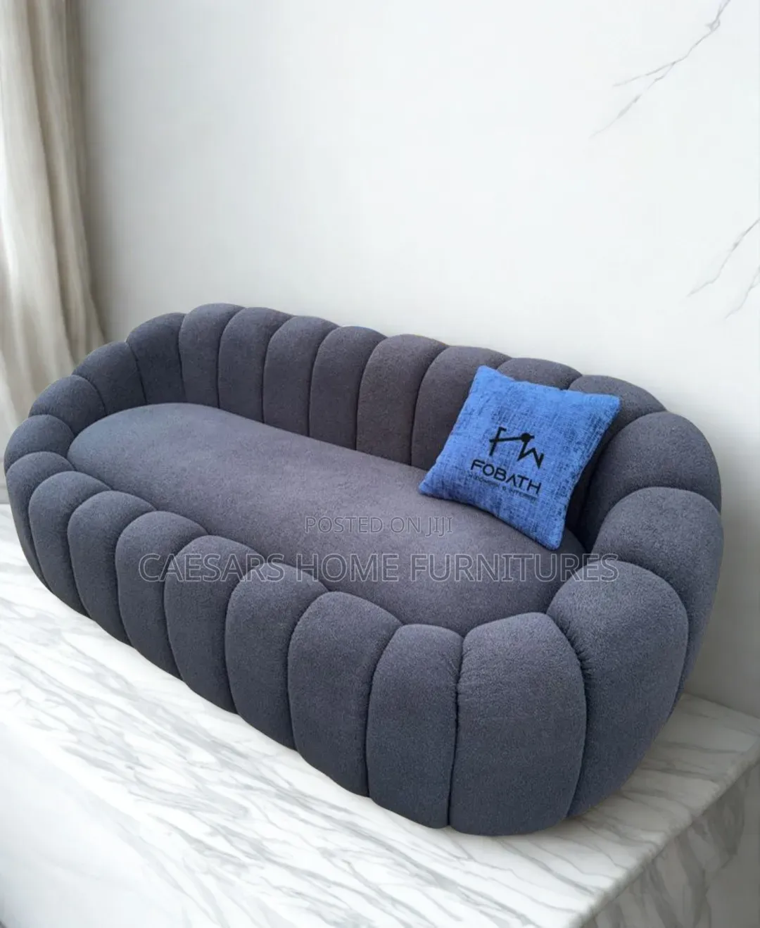 New Grey Three Seater Sofa