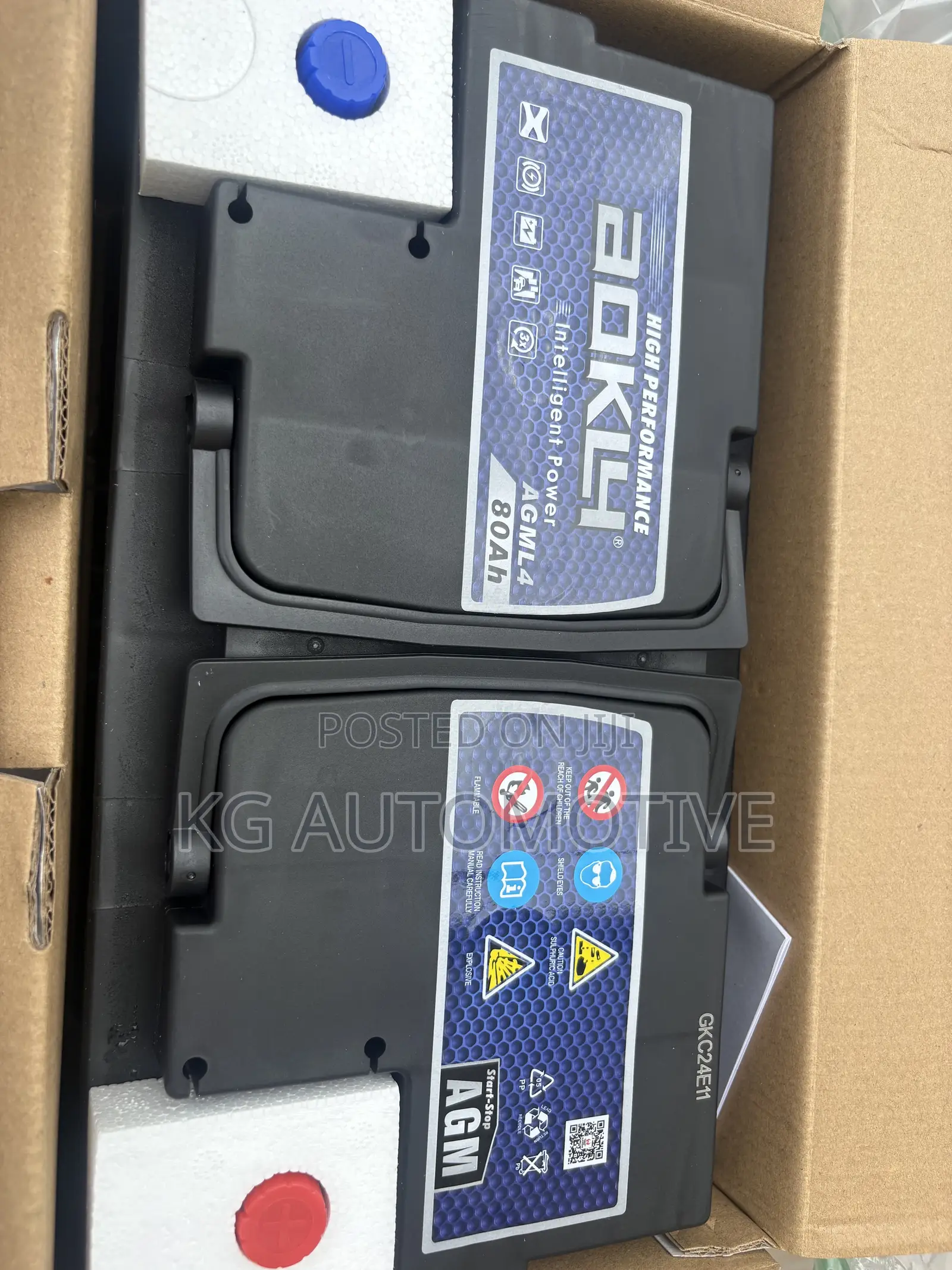 17 Plate 80ah Agm Battery