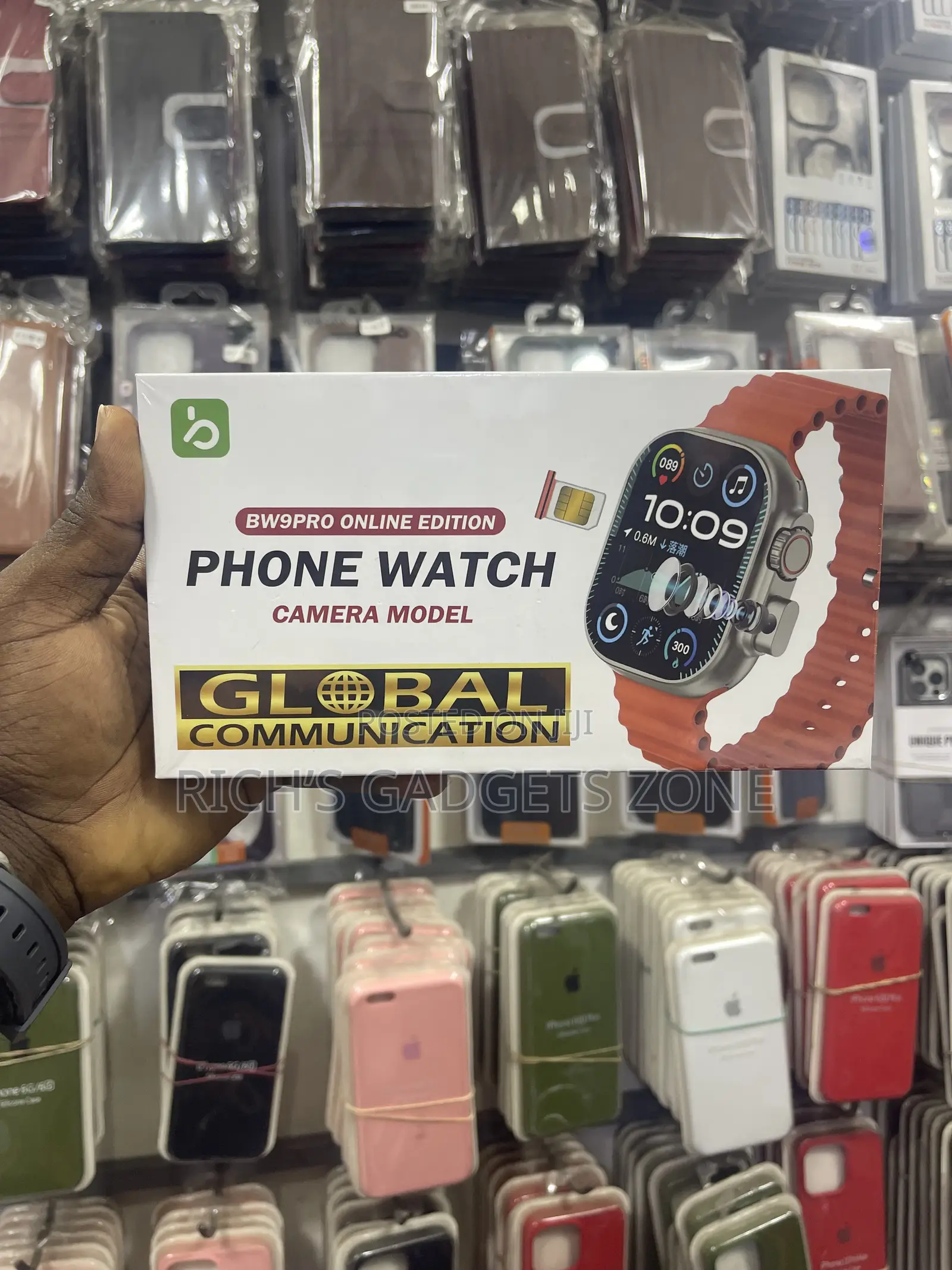 Wear Your Phone!  Brand New Bw9pro Camera Smartwatch (Sim Support)