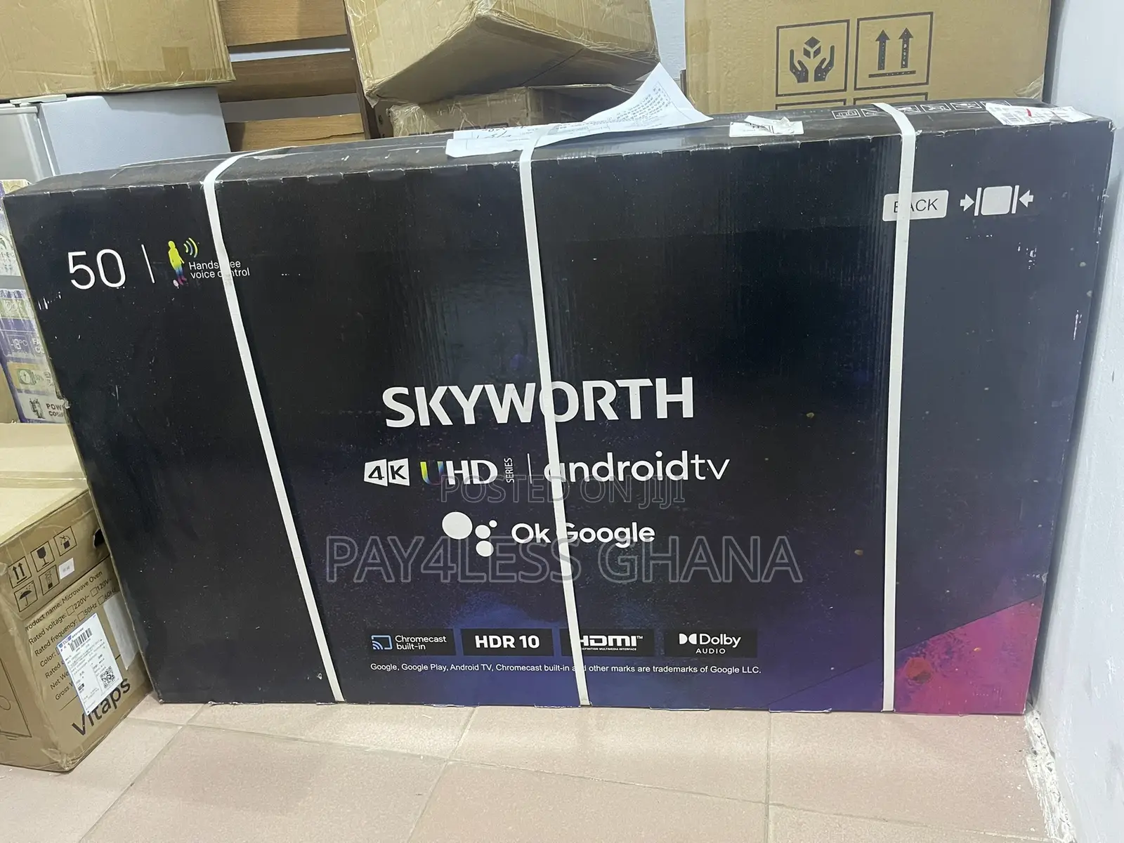 Skyworth 50'' Smart Google Tv Uhd