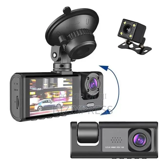 3-channel Mirror Dash Cam