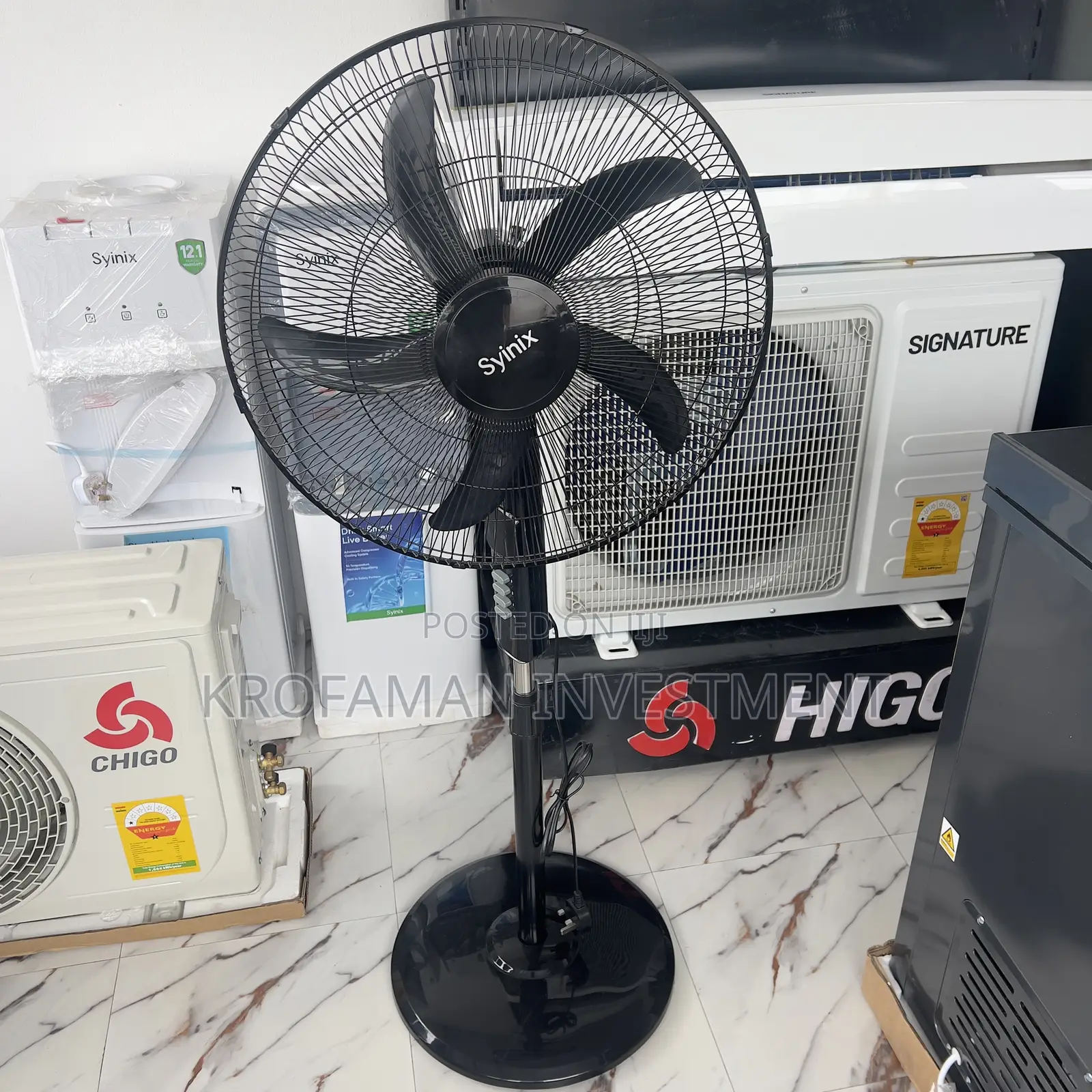 Syinix 18 Inch Standing Fan