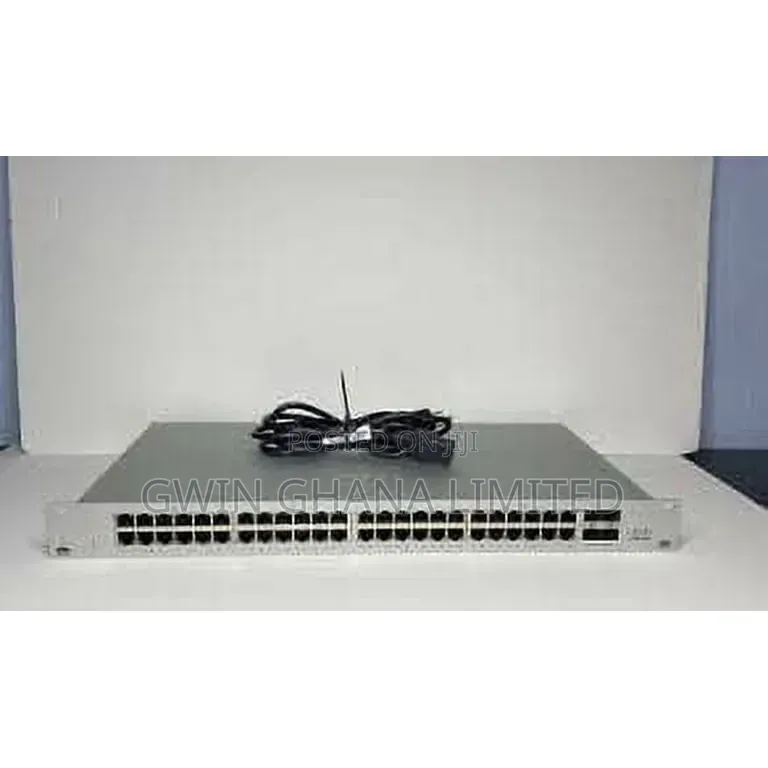 Cisco Meraki 48port Gigabit Cloud Managed Poe+ Switch 370w .4sfp