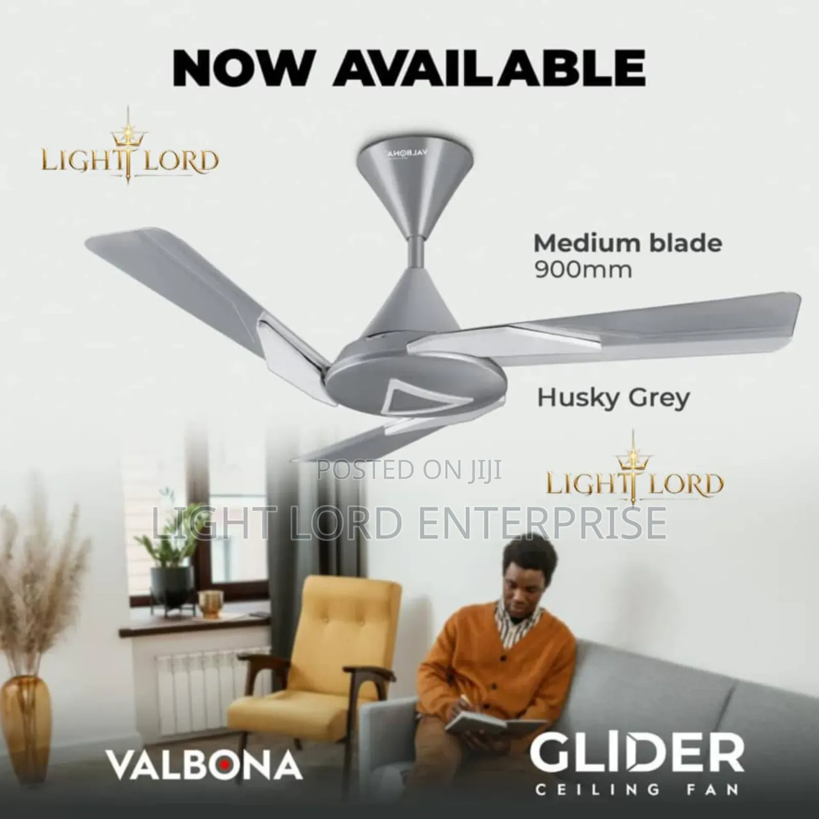 Pure Copper Durable Valbona Ceiling Fan