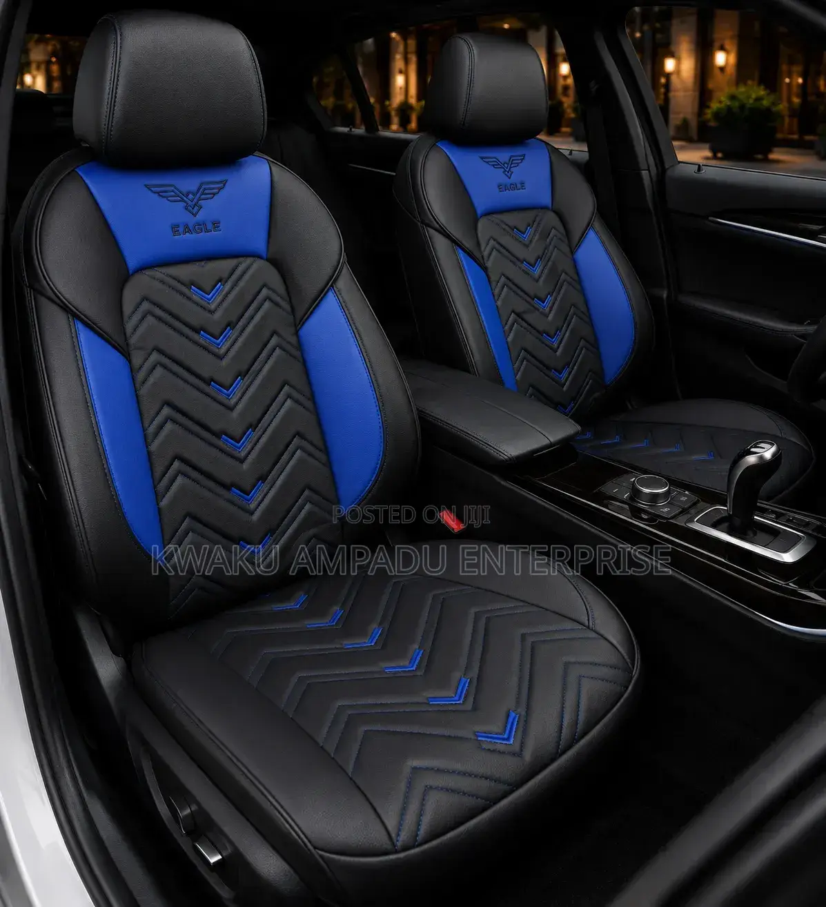 Designer Leather Seat Cover