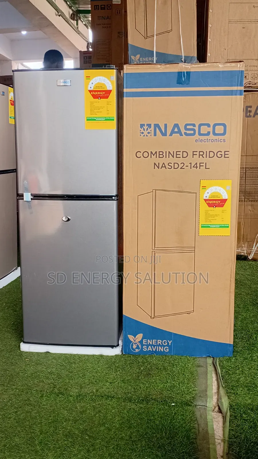 Nasco 116l Double Door Refrigerator Nad2-14fl –Stylish Durable 116l