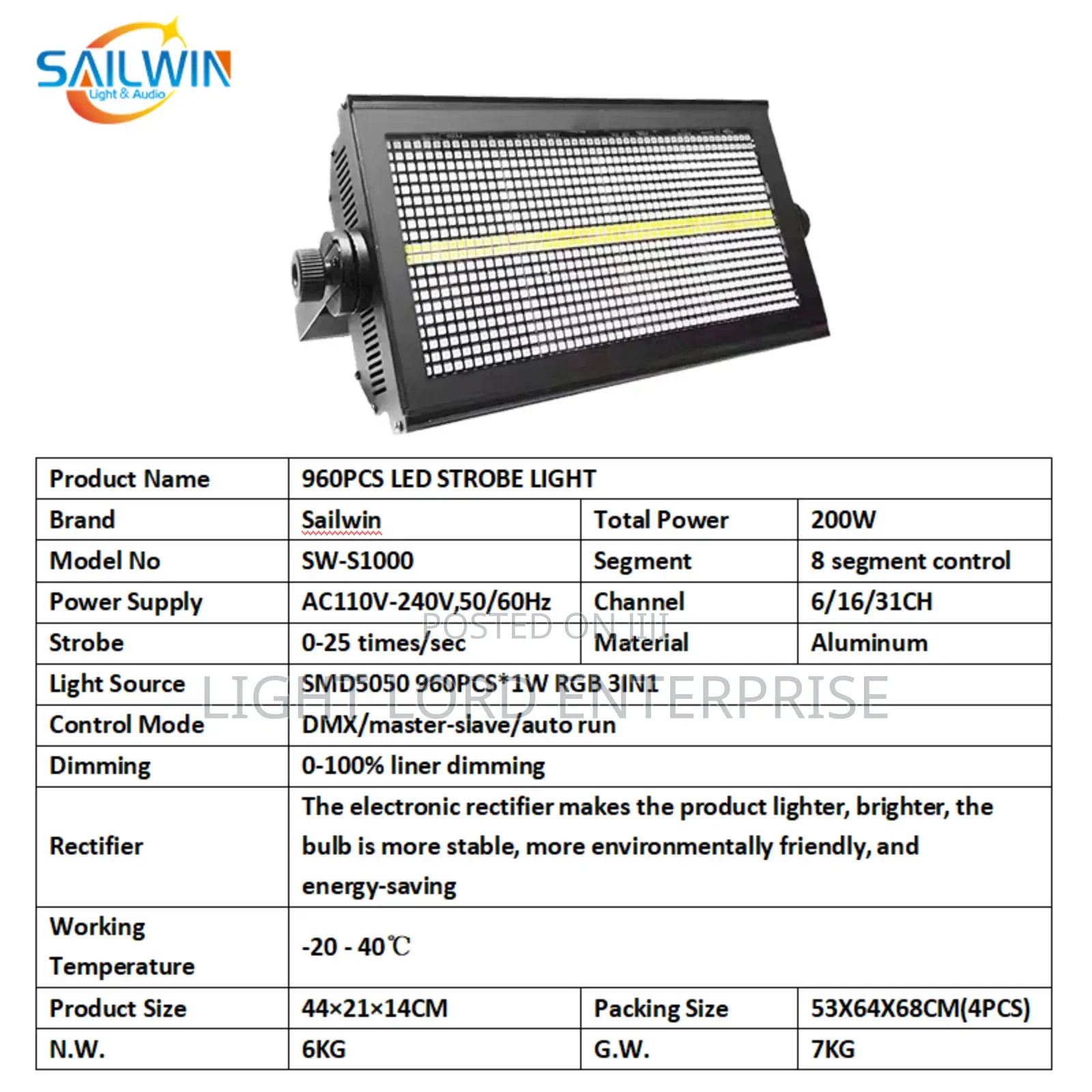 1200watts Strobe Light