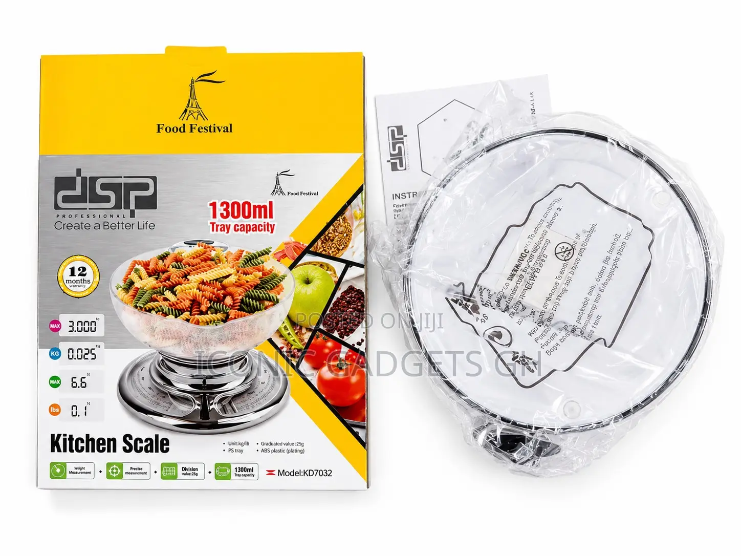 1300ml Kitchen Scale