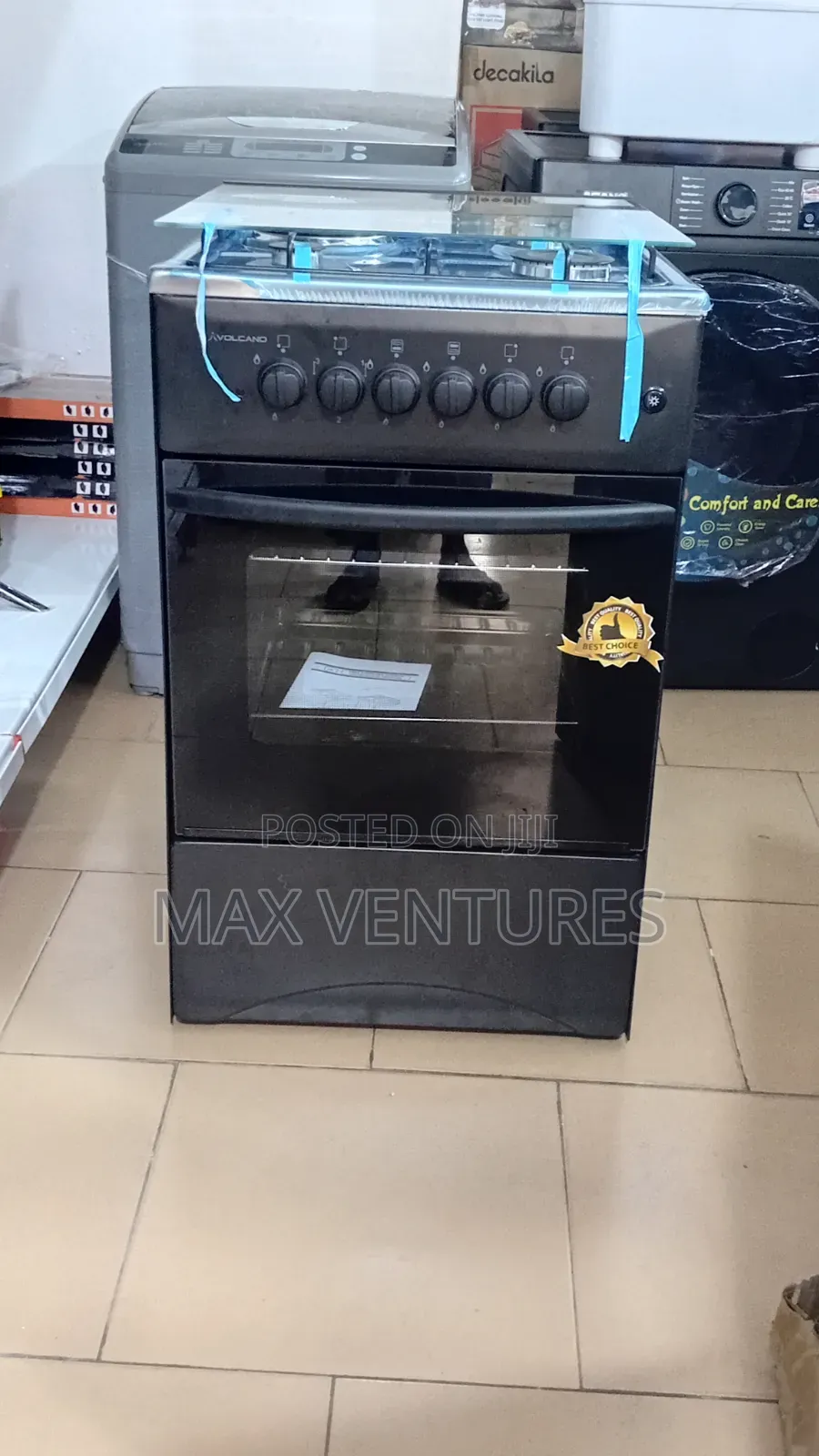 Volcano Gas Cooker With Electric Support