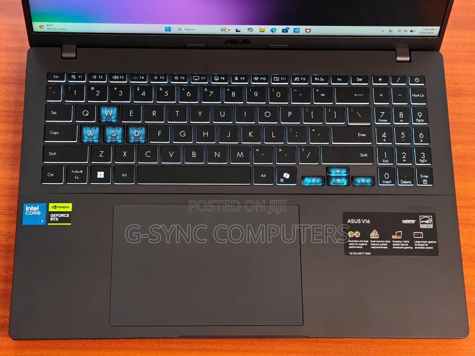 New Laptop Asus TUF Gaming A16 16GB Intel Core i7 SSD 512GB
