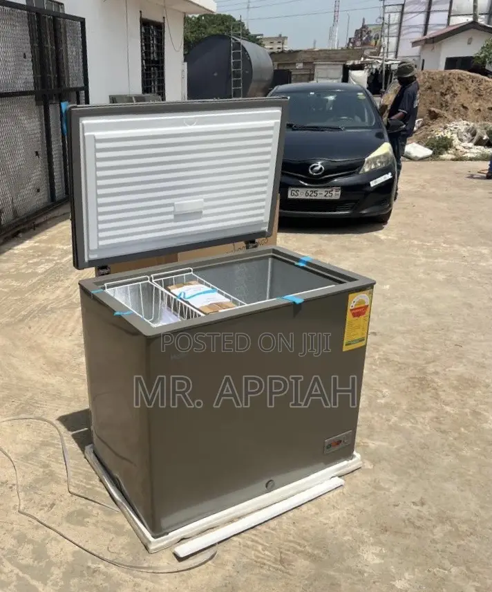 Shop Original Haier Single Chest Freezer(Gray)244liters