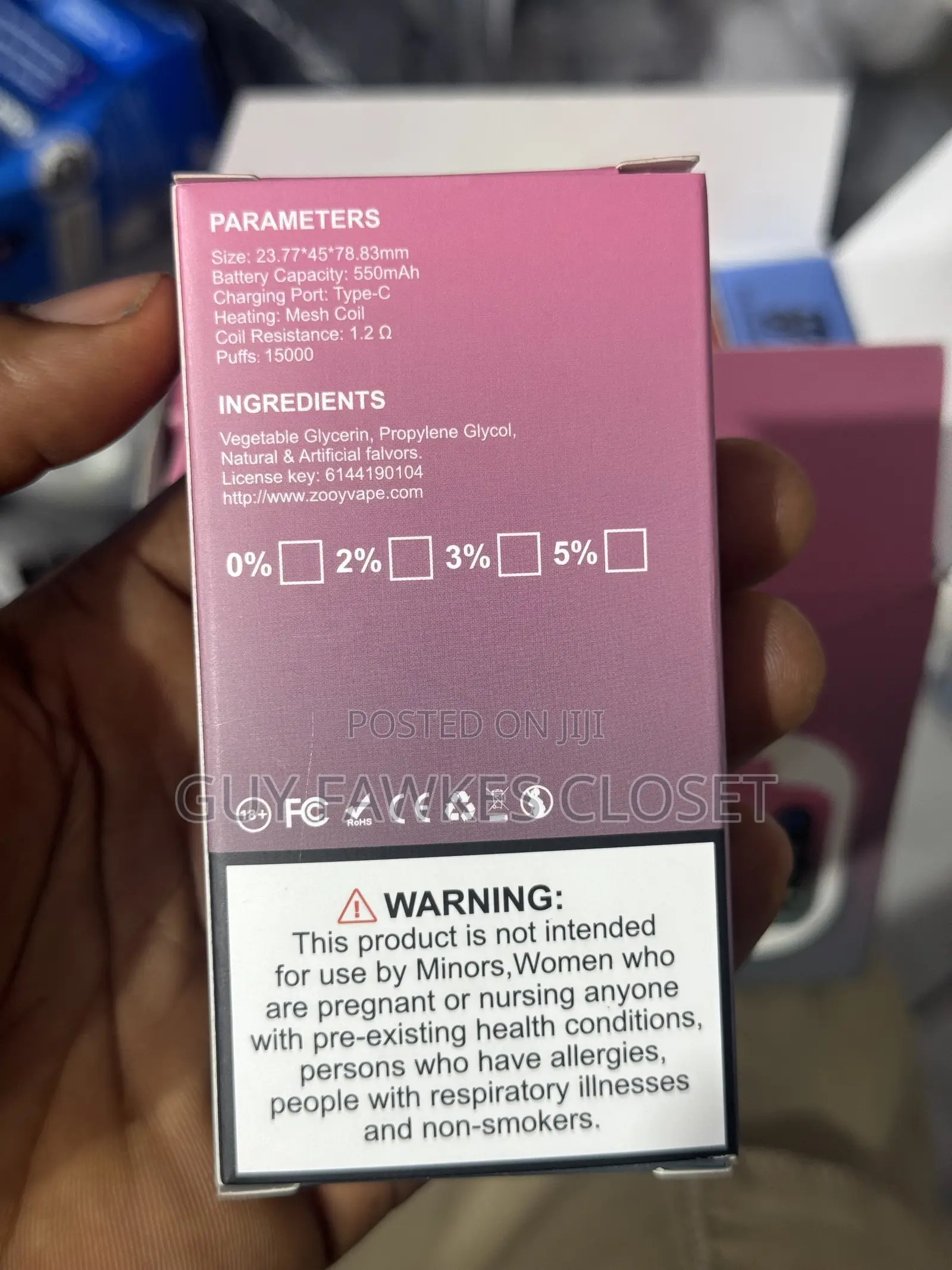 Zooy Diamond Electronic Vapes