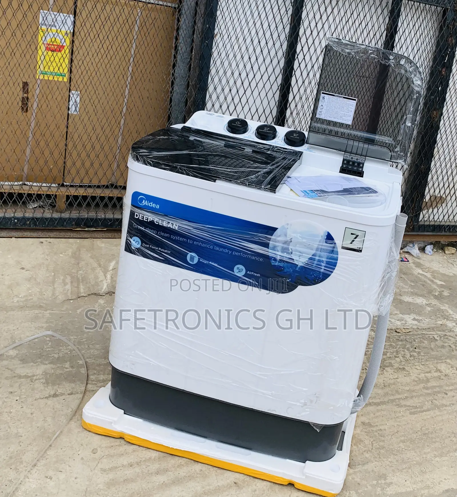 Choose Massive Midea 7.0kg Semi Auto Washing Machine Mf100w70/W-Gh