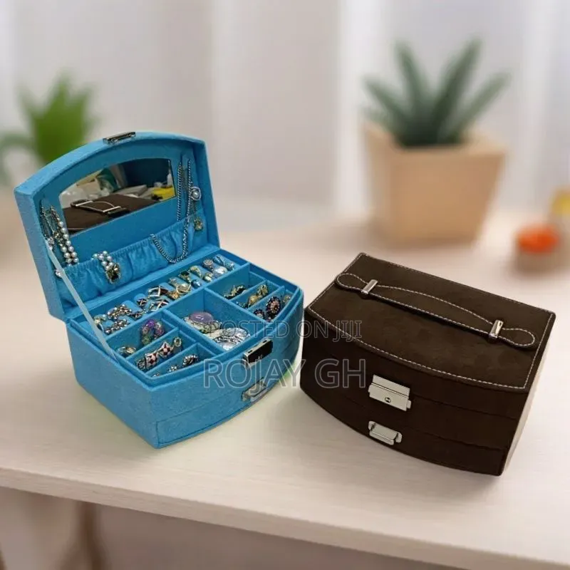Multi Layer Jewerly Box for Engagement - Blue