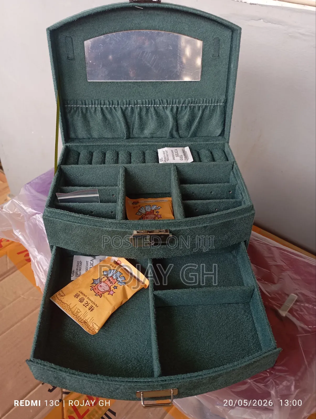 Multi Layer Jewerly Box for Engagement - Green