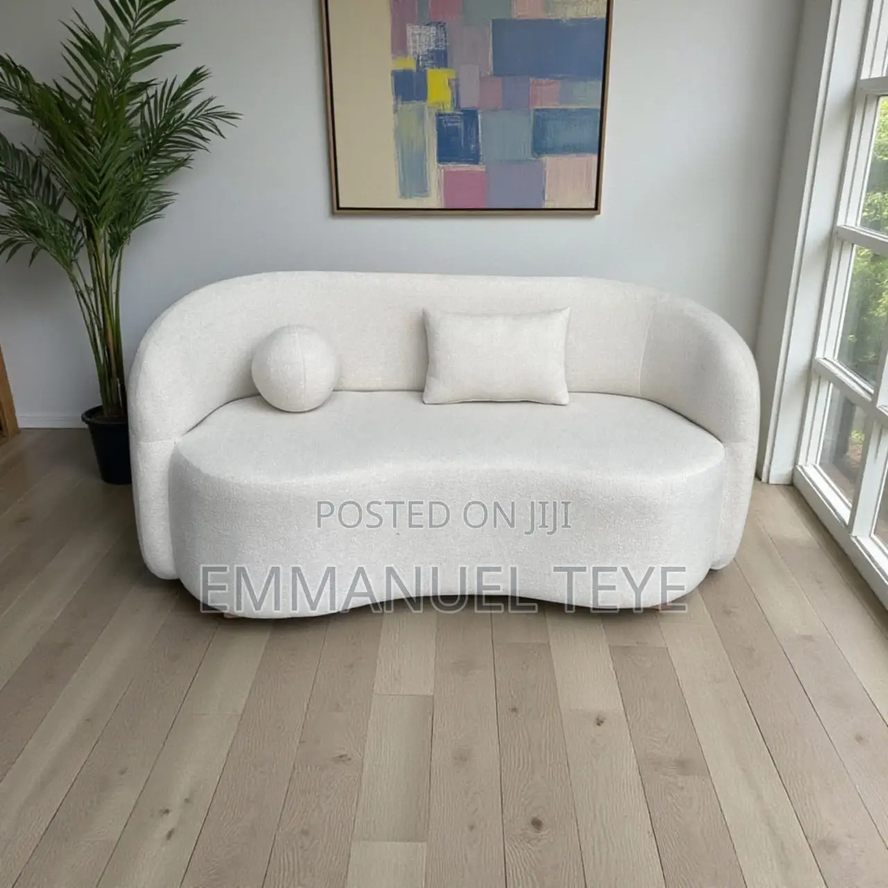 Brand New Luxury White 2 in One Sofa