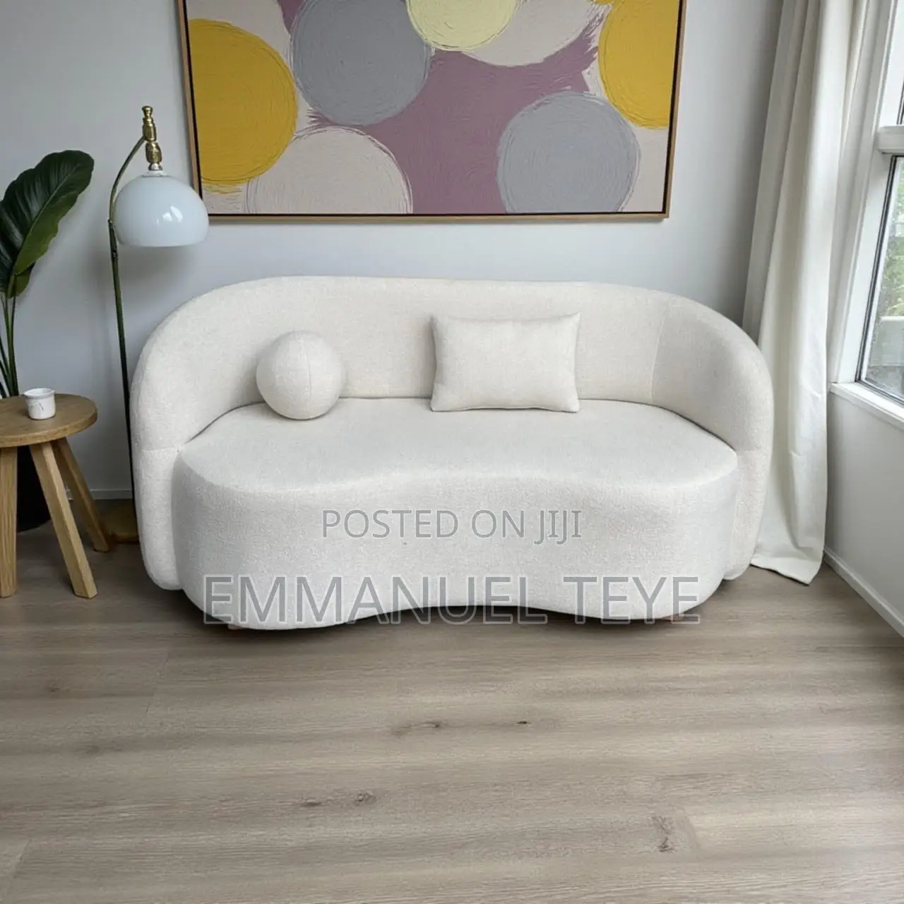 Brand New Luxury White 2 in One Sofa