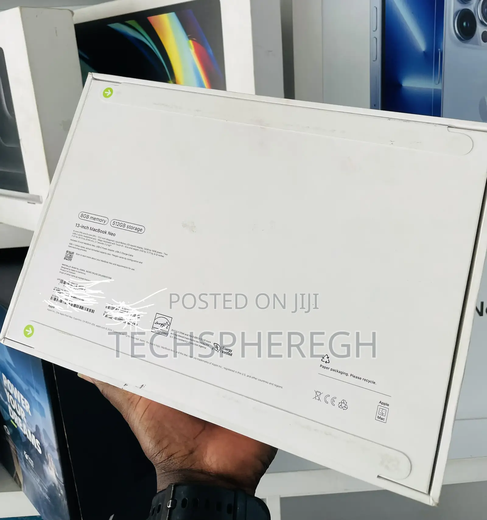 New Laptop Apple MacBook Neo 2026 8GB Intel Core i5 SSD 512GB