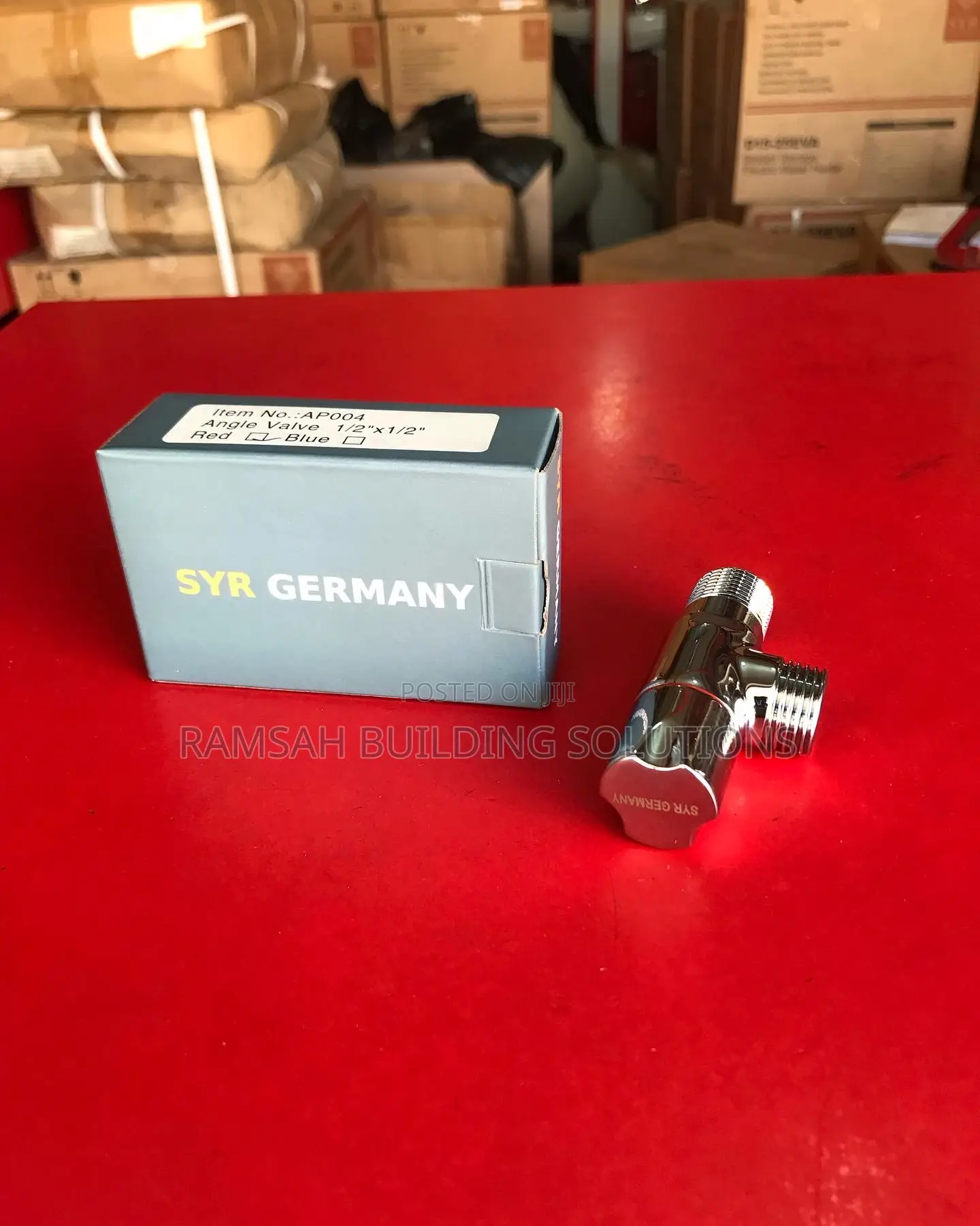 German Made Chrome Angle Valve 1/2 X 1/2