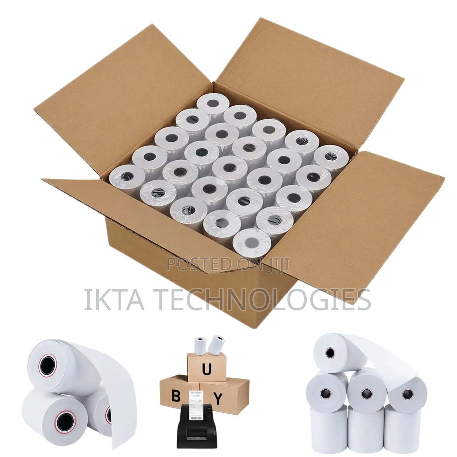 Thermal Receipt Paper Roll 80mm 1box(50pcs)