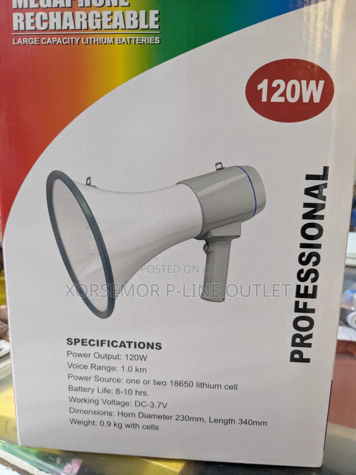 120w Rechargeable Megaphone