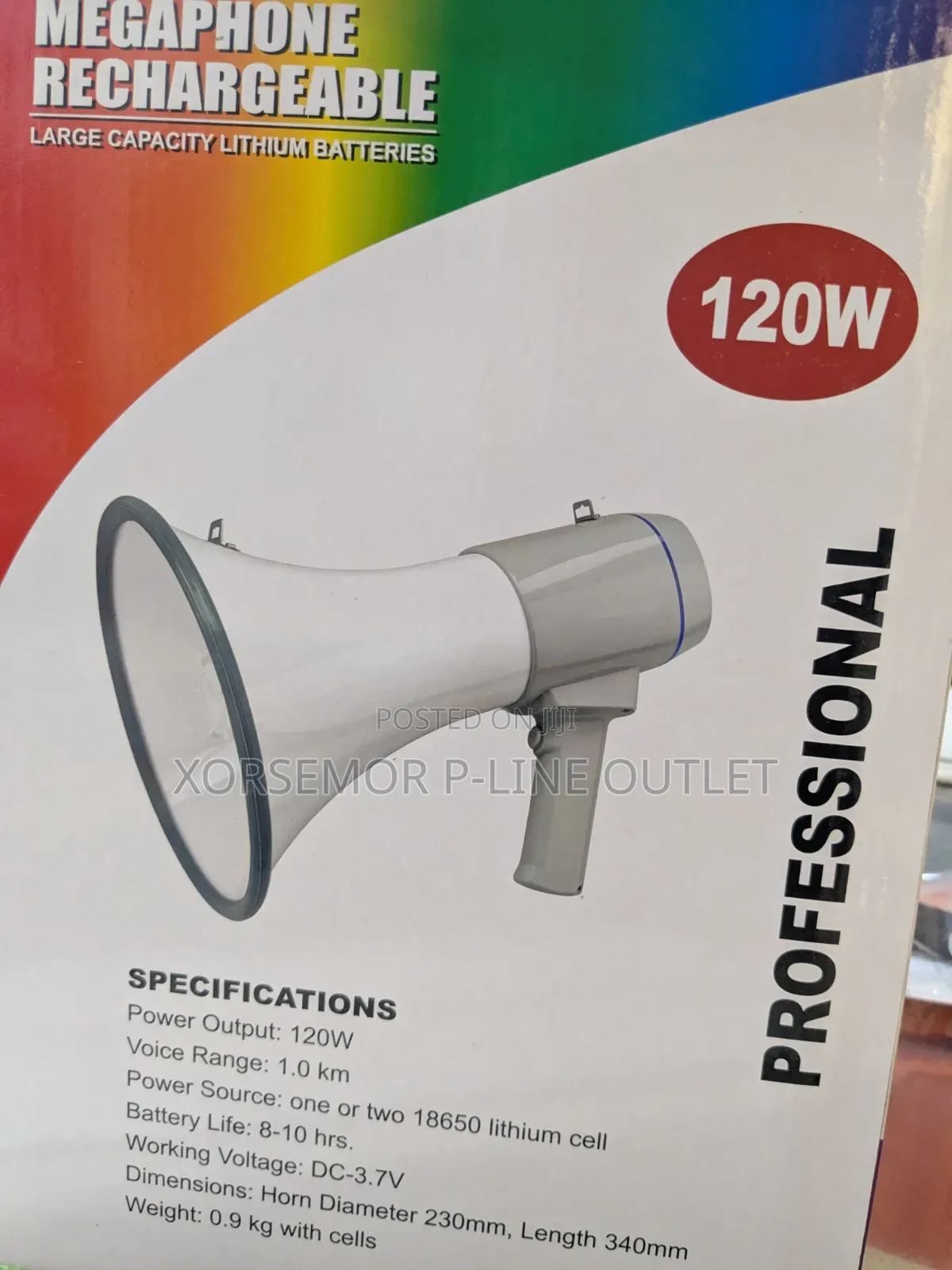 120w Rechargeable Megaphone