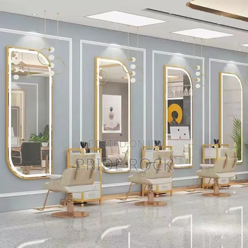 Salon Mirror With Led Light