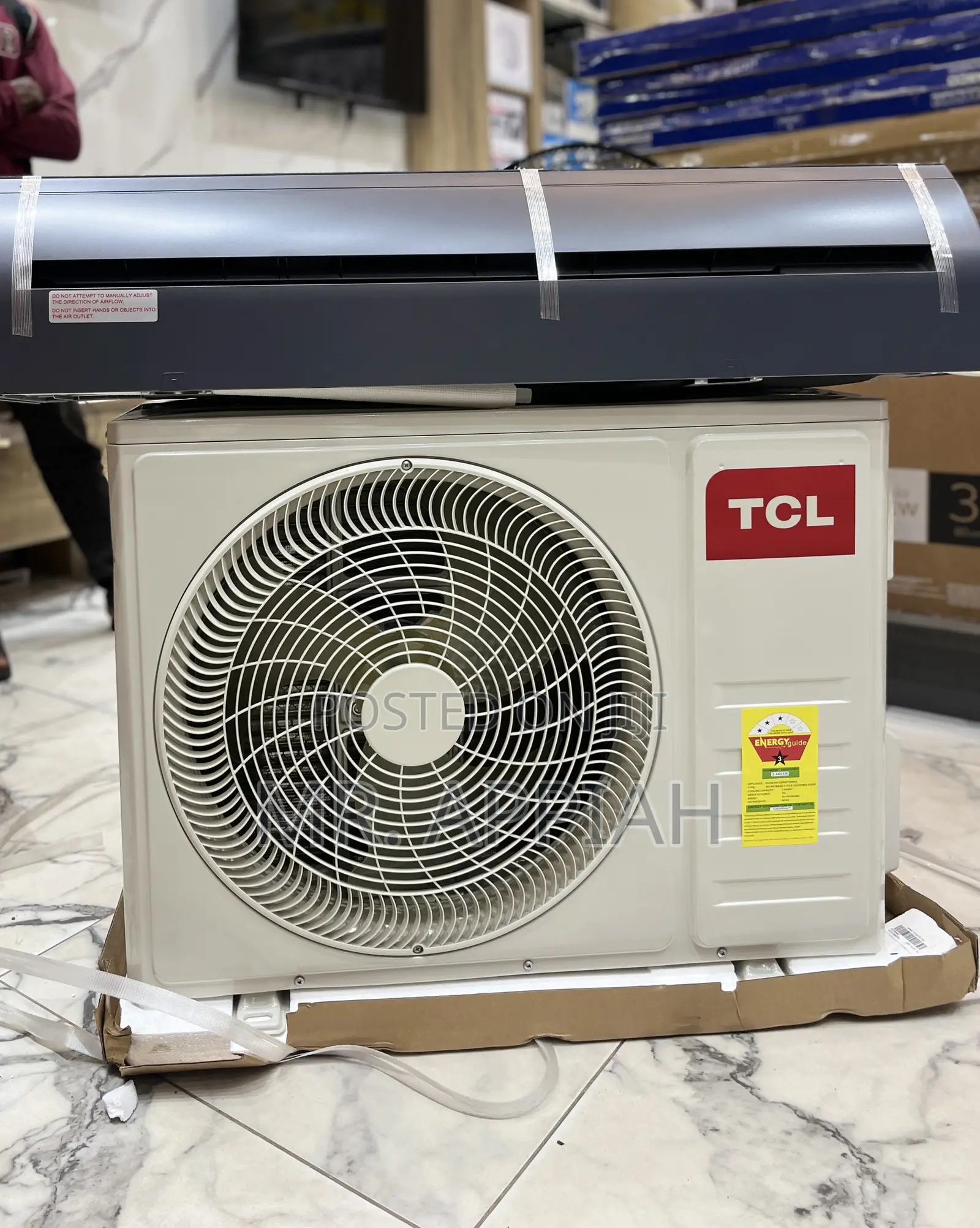 Choose TCL 1.5hp Inverter Air Conditioner(Black)W/Remote Control 