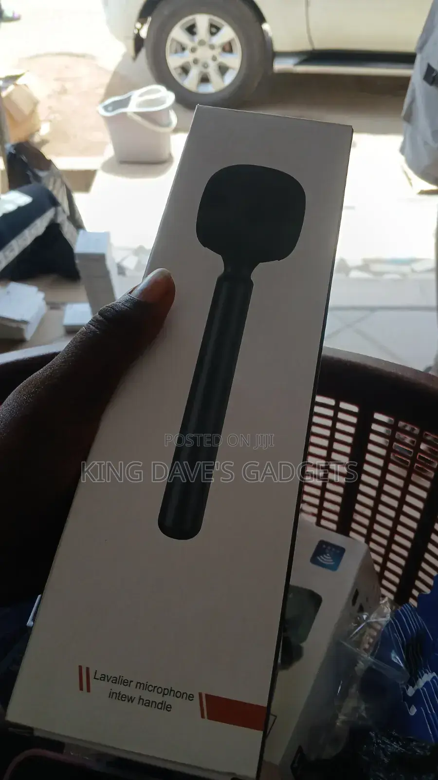 F11-2 Dual Wireless Lavalier Microphone With Interview Mic Stick Combo