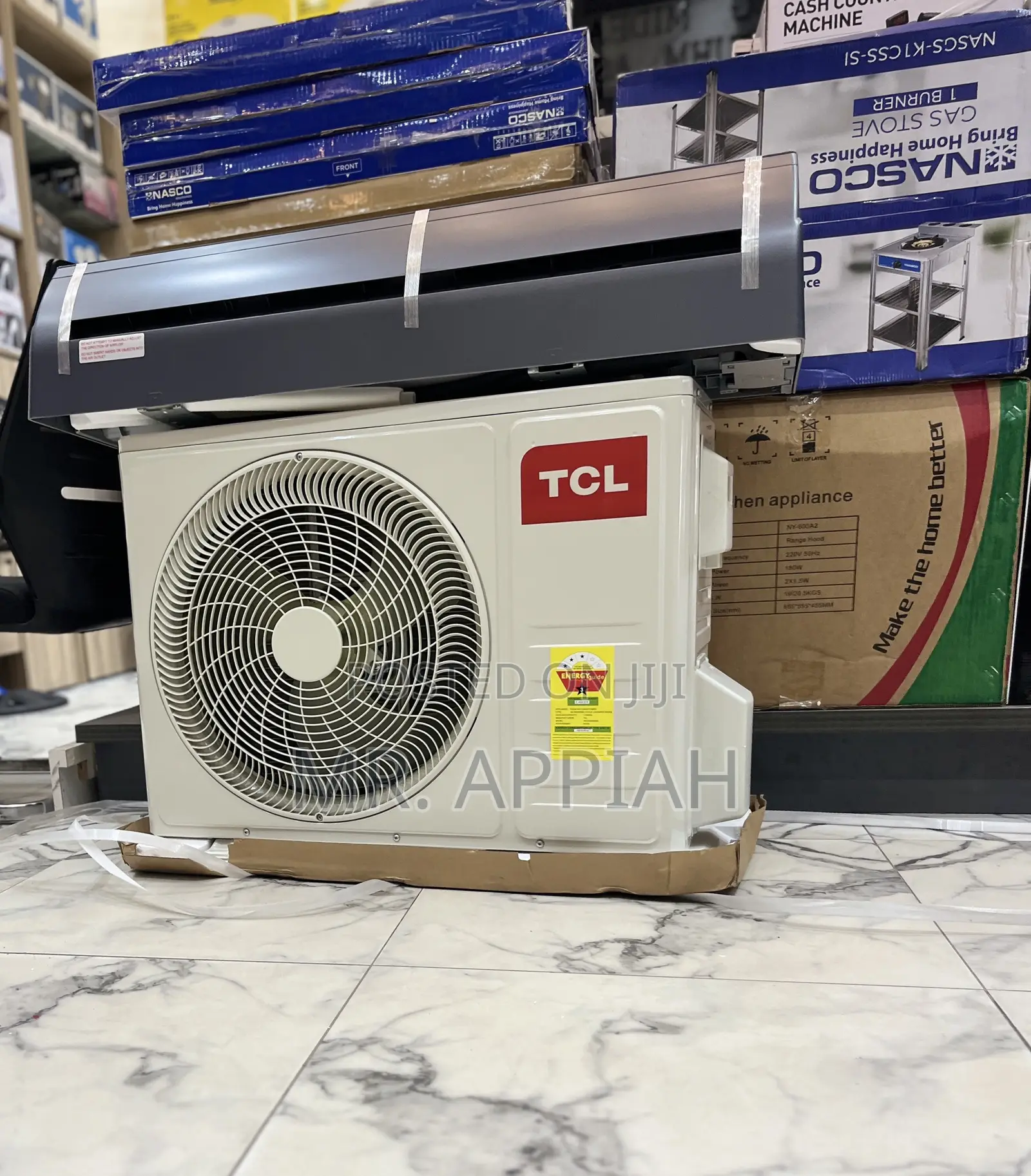 Check Out Durable TCL 1.5hp Inverter Air Conditioner(Black)Mirror 