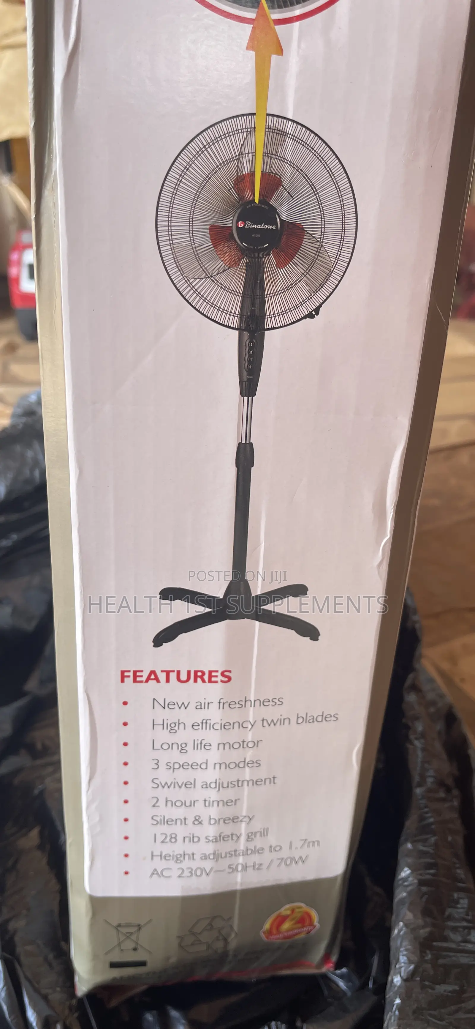 Binatone Standing Fan Model A1692