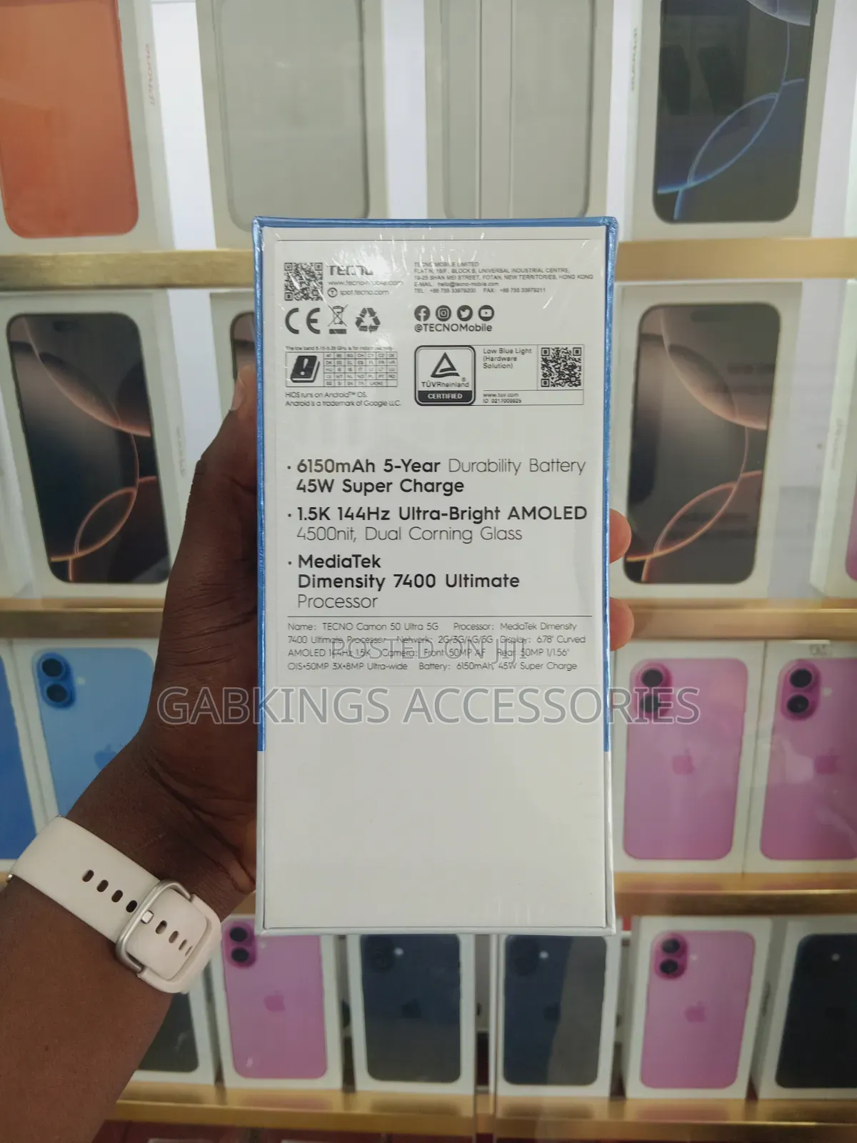New Tecno Camon 50 Ultra 512 GB Black