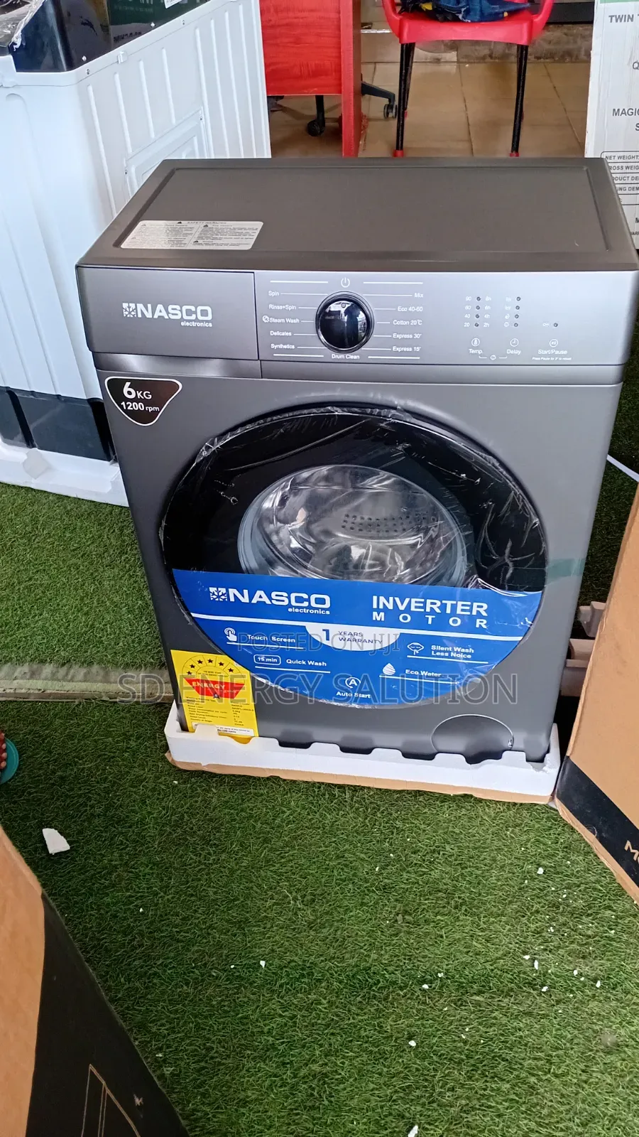 Heavy-Duty Nasco Washing Machine for Large Loads