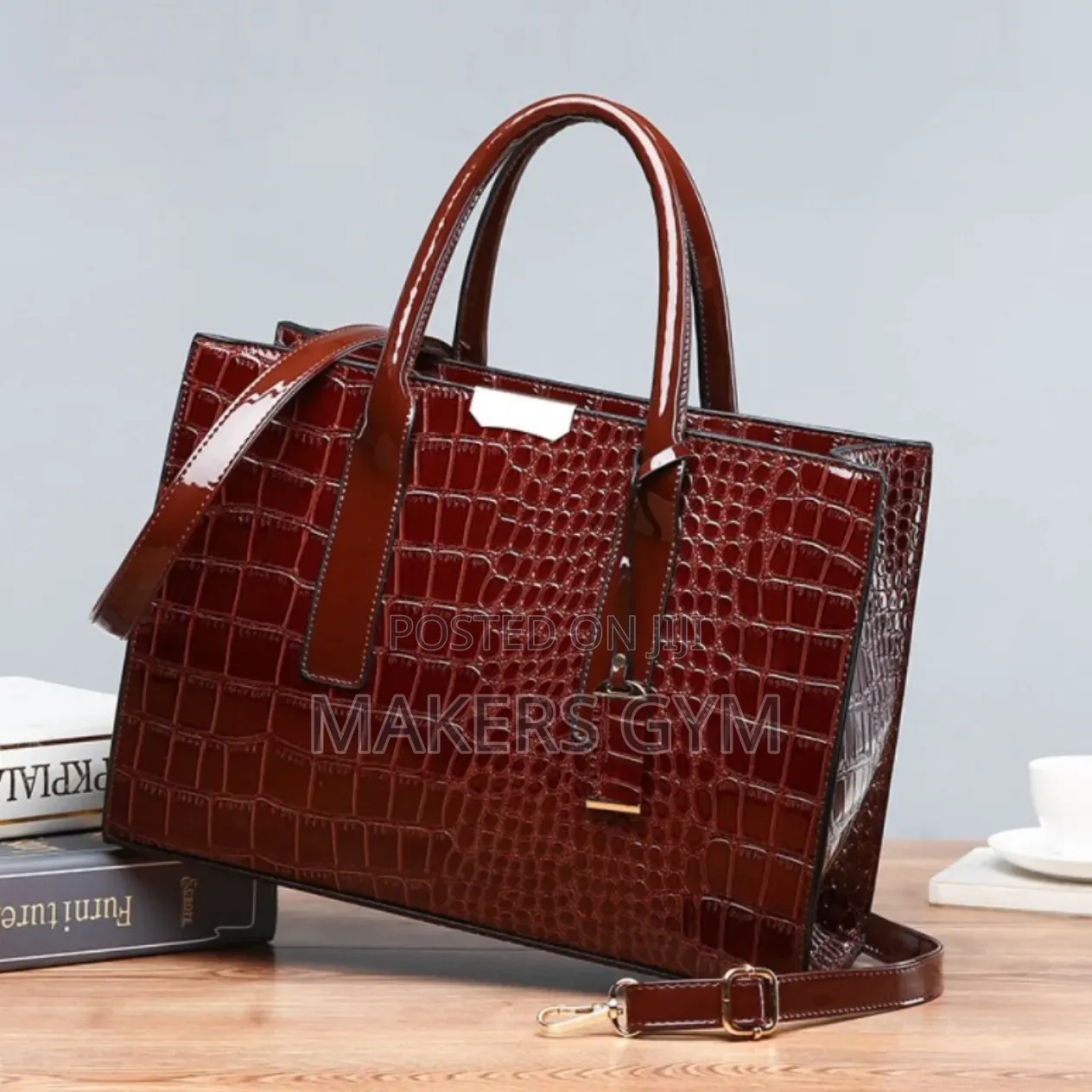 Handbag (Red Wine) Crocodile