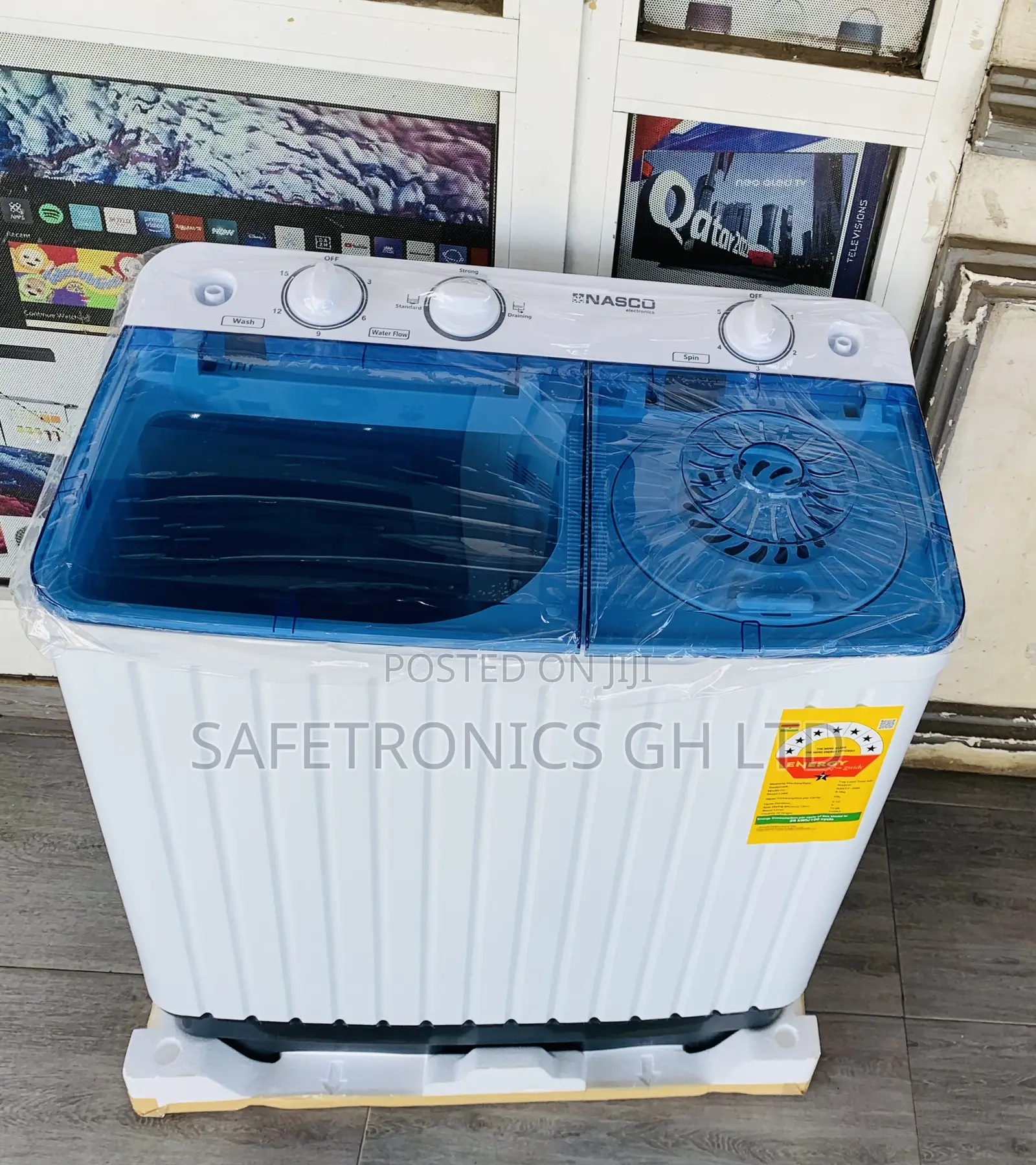 Super Best Nasco Washing Machine Semi Automatic 8 Kg White