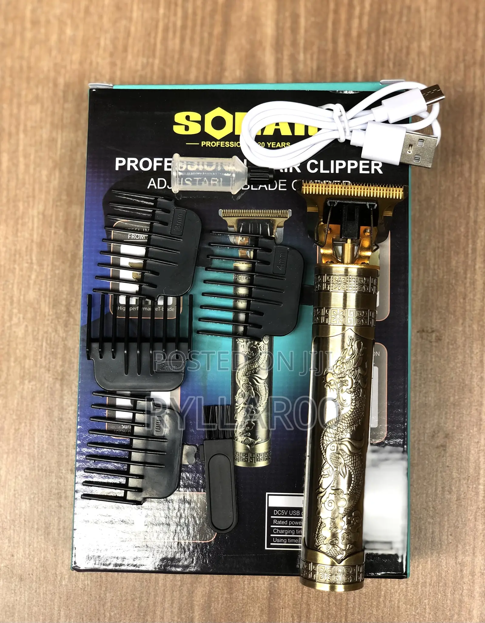 Professional and Rechargeable Hair Clipper
