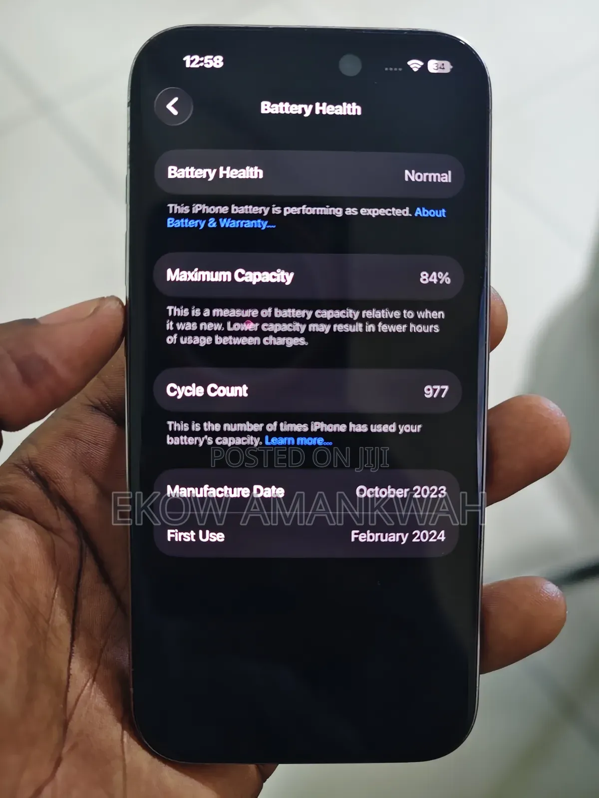 Apple iPhone 15 Pro 128 GB Gray