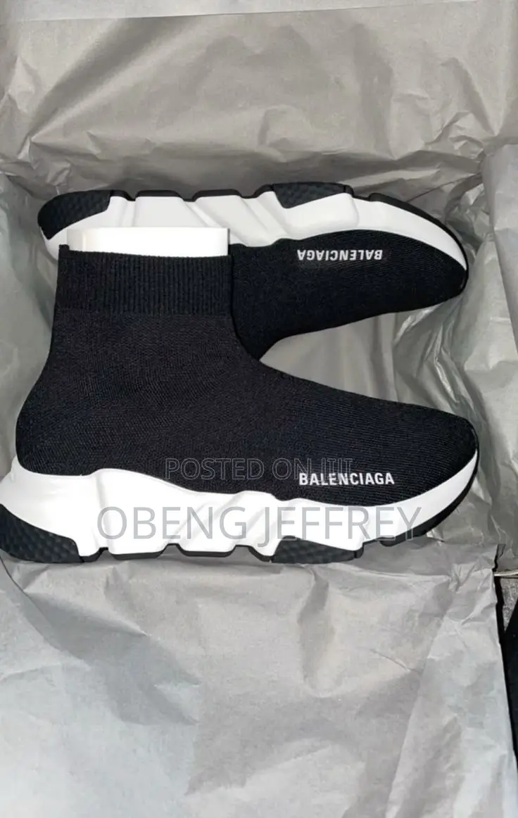 Original Balenciaga 2.0 Socks Sneaker in Black/White