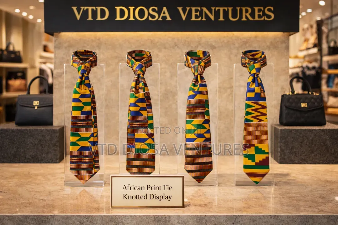 Kente African Print Tie