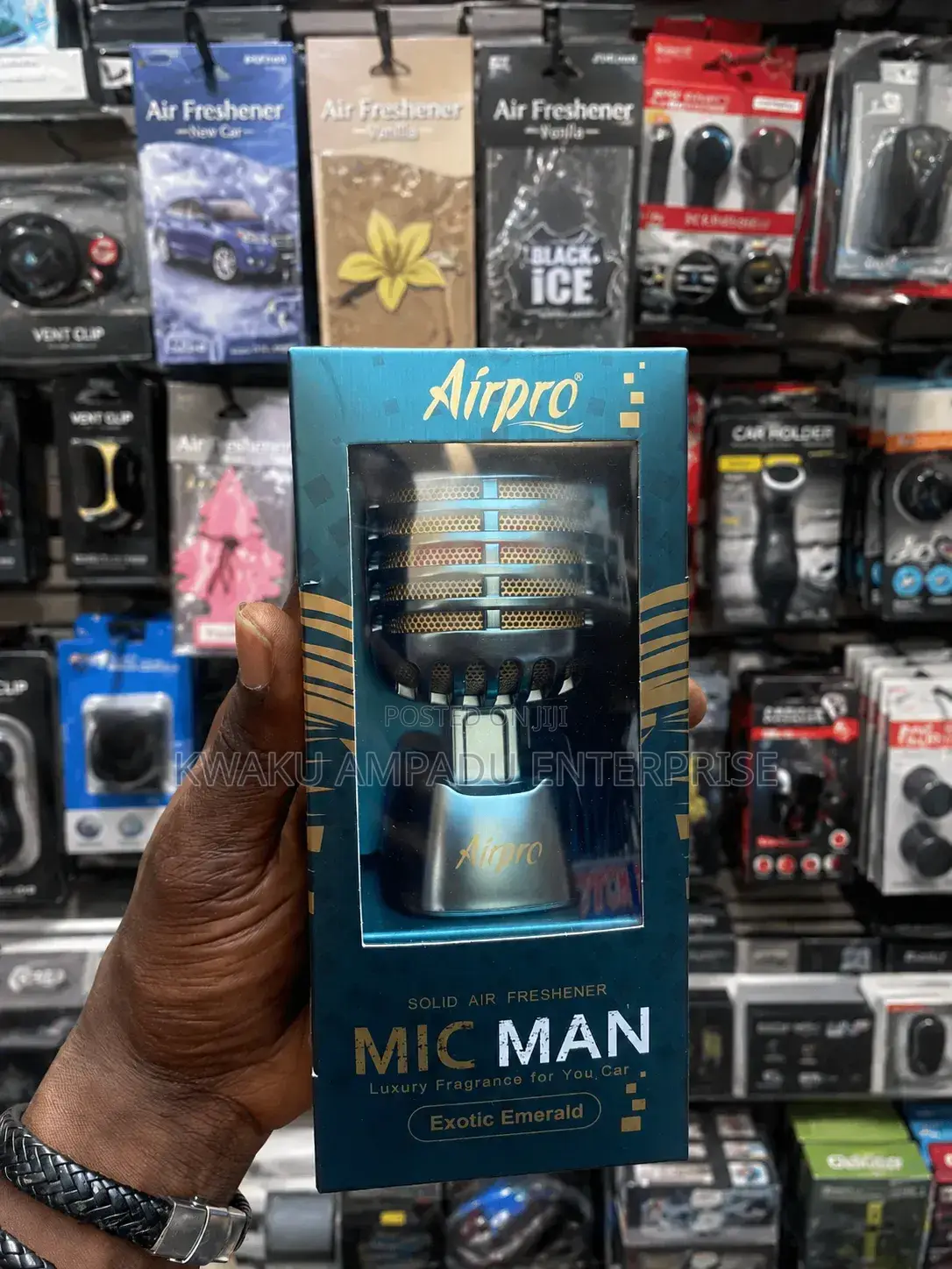 Airpro Mic Man Air Freshener – Velvet Mask